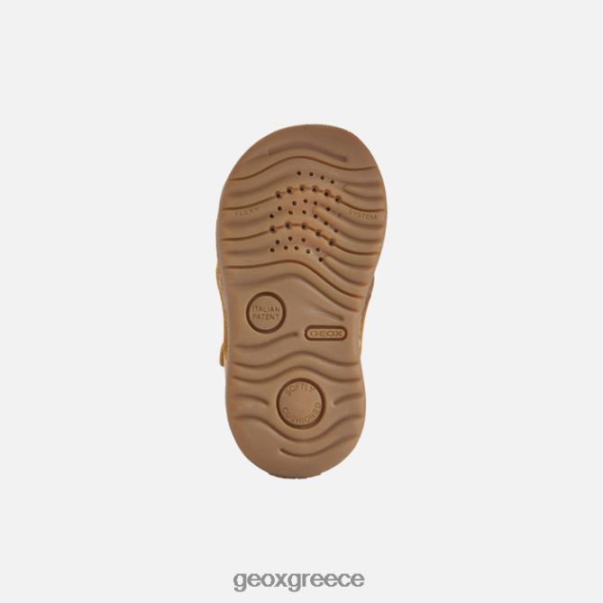 4DBLR01616 κίτρινη ώχρα Geox σανδάλι macchia baby