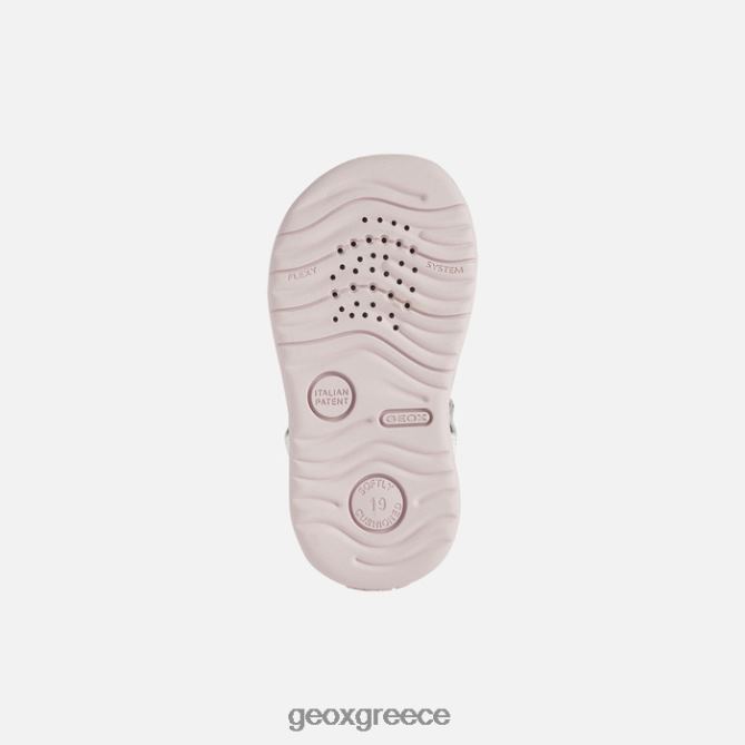 4DBLR01624 λευκό τριαντάφυλλο Geox σανδάλι macchia κοριτσάκι