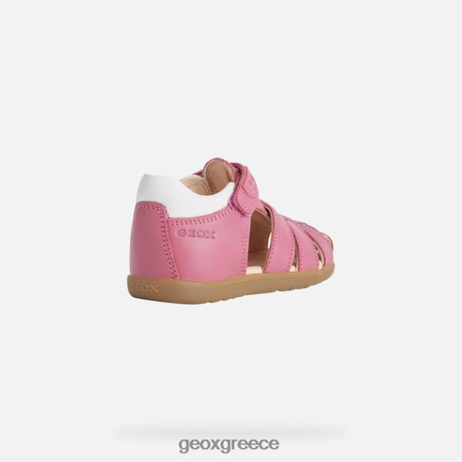 4DBLR01625 φούξια/λευκό Geox σανδάλι macchia κοριτσάκι