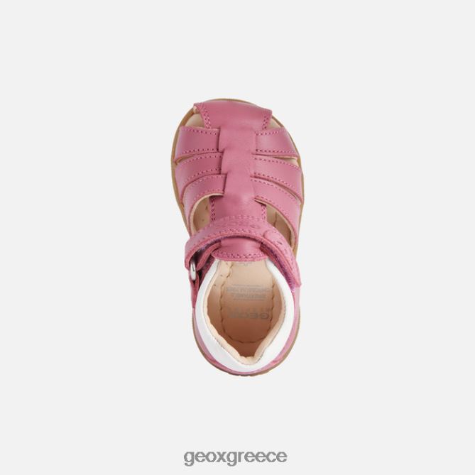 4DBLR01625 φούξια/λευκό Geox σανδάλι macchia κοριτσάκι