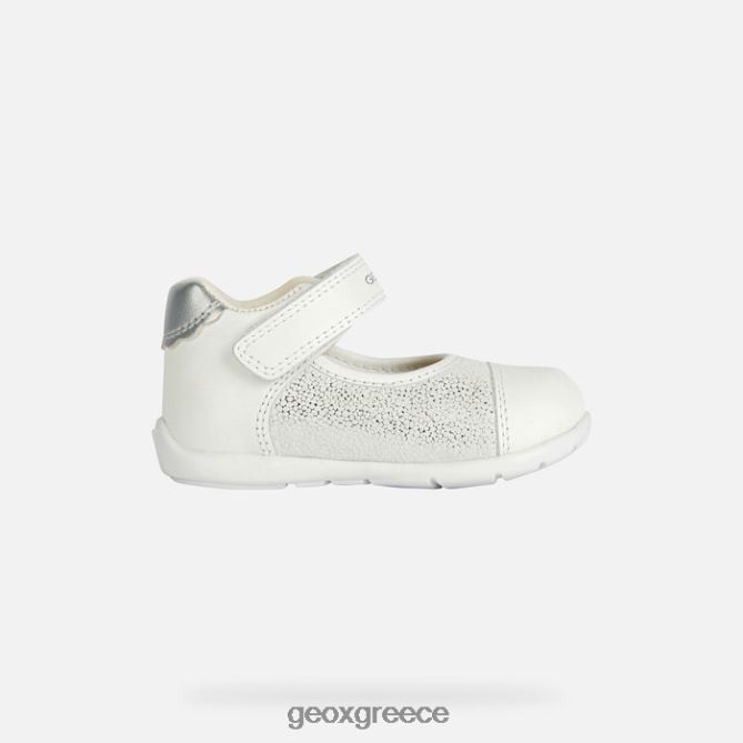 4DBLR02023 λευκό/ασημί Geox κοριτσάκι kaytan