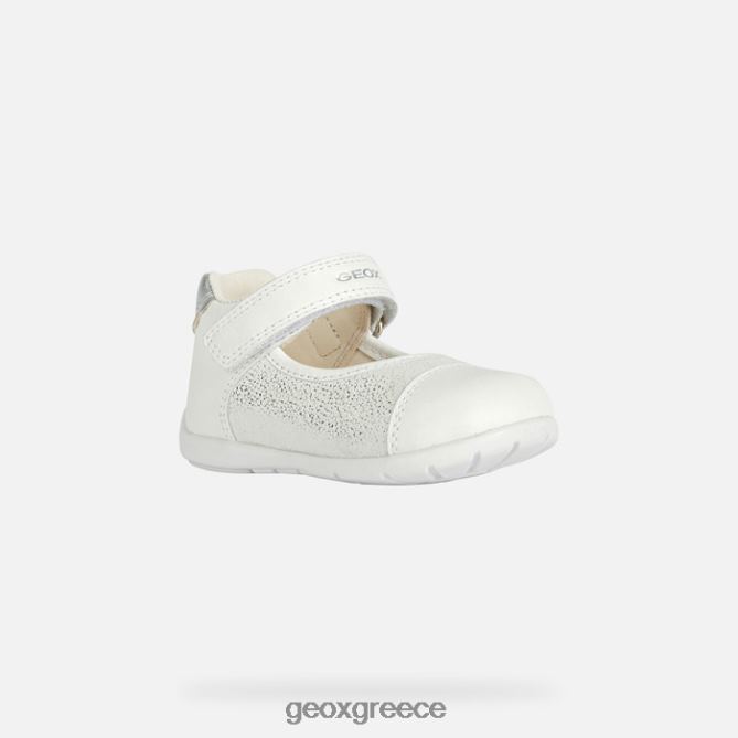 4DBLR02023 λευκό/ασημί Geox κοριτσάκι kaytan