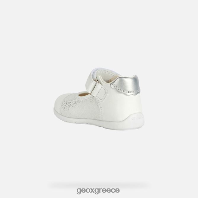4DBLR02023 λευκό/ασημί Geox κοριτσάκι kaytan