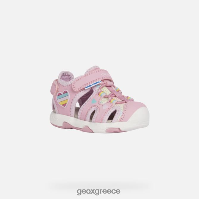 4DBLR01469 ροζ/πολύχρωμο Geox σανδάλι multy νήπιο