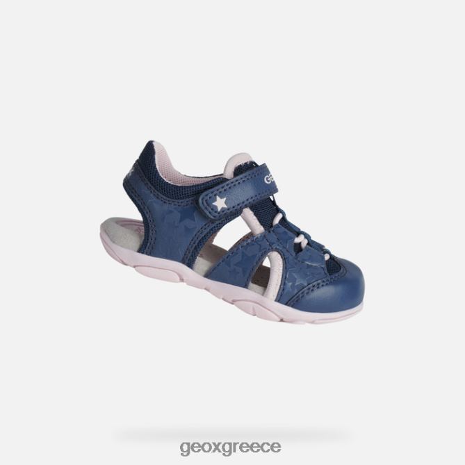 4DBLR01514 Ναυτικό/ροζ Geox σανδάλι agasim νήπιο