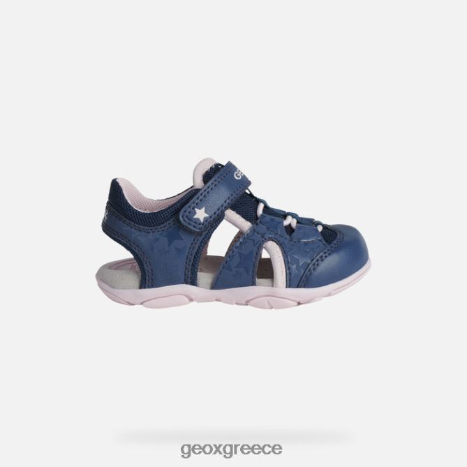 4DBLR01514 Ναυτικό/ροζ Geox σανδάλι agasim νήπιο