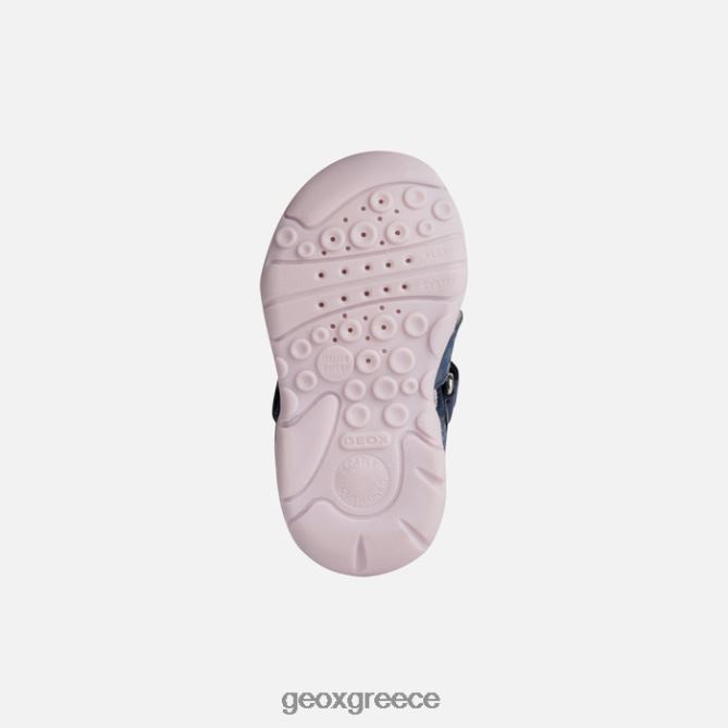 4DBLR01514 Ναυτικό/ροζ Geox σανδάλι agasim νήπιο