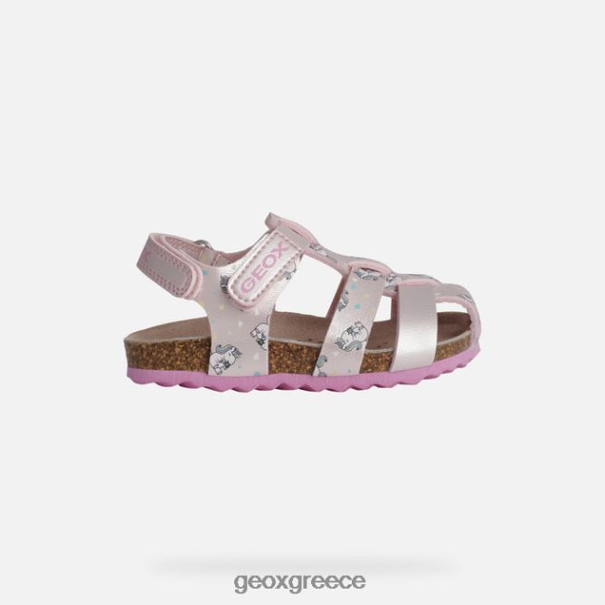 4DBLR01533 ανοιχτό ροζ/φούξια Geox σανδάλι χαλκί νήπιο