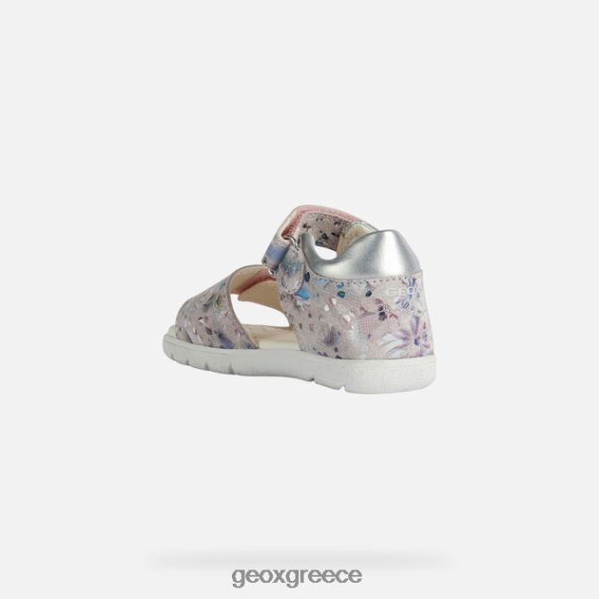 4DBLR01549 ανοιχτό τριαντάφυλλο/ασημί Geox σανδάλι alul νήπιο