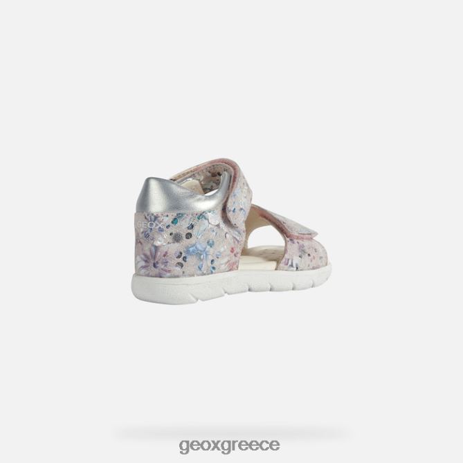 4DBLR01549 ανοιχτό τριαντάφυλλο/ασημί Geox σανδάλι alul νήπιο