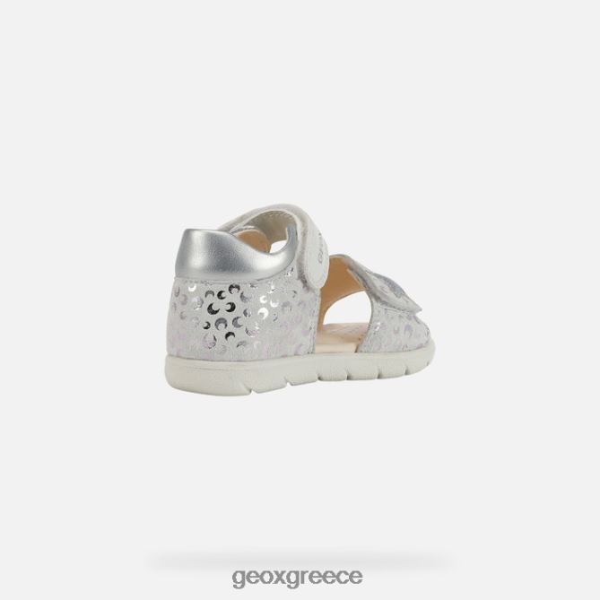 4DBLR01599 λευκό/ασημί Geox σανδάλι alul νήπιο