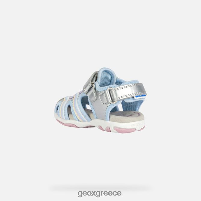 4DBLR02013 ασήμι Geox σανδάλι flaffee νήπιο