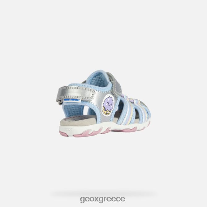 4DBLR02013 ασήμι Geox σανδάλι flaffee νήπιο