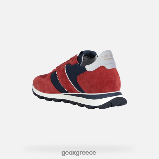 4DBLR01662 σκούρο κόκκινο/ναυτικό Geox spherica vseries man