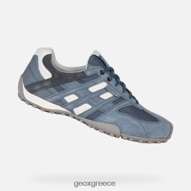 4DBLR01747 τζιν/λευκό Geox άνθρωπος φίδι