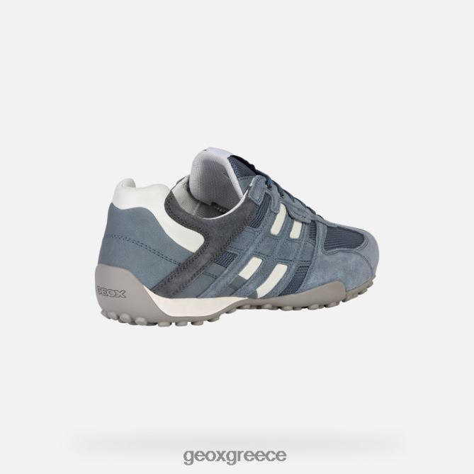 4DBLR01747 τζιν/λευκό Geox άνθρωπος φίδι