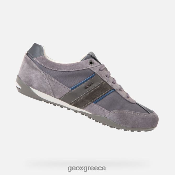 4DBLR01752 σκούρο γκρι Geox πηγάδια άνθρωπος