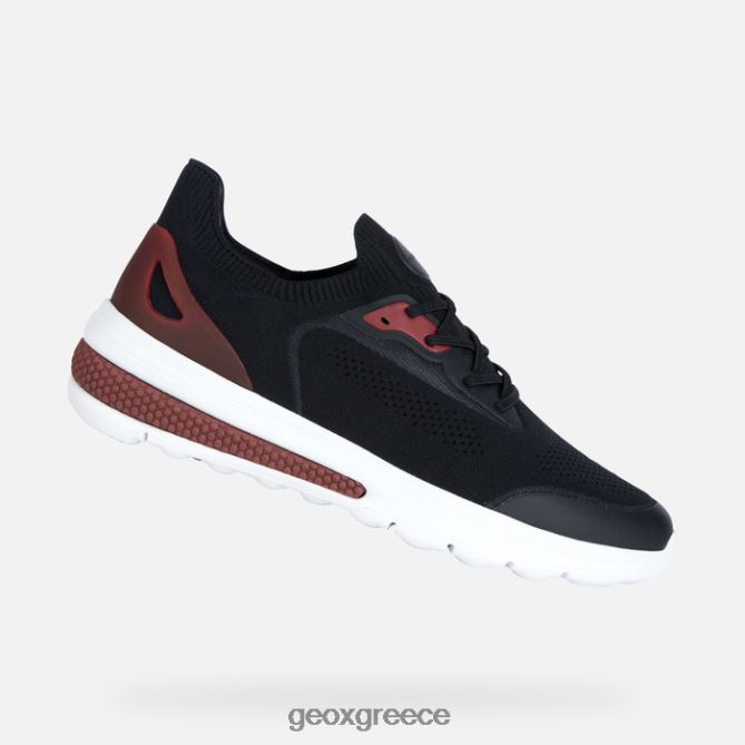 4DBLR01772 μαύρο κόκκινο Geox spherica actif άνθρωπος