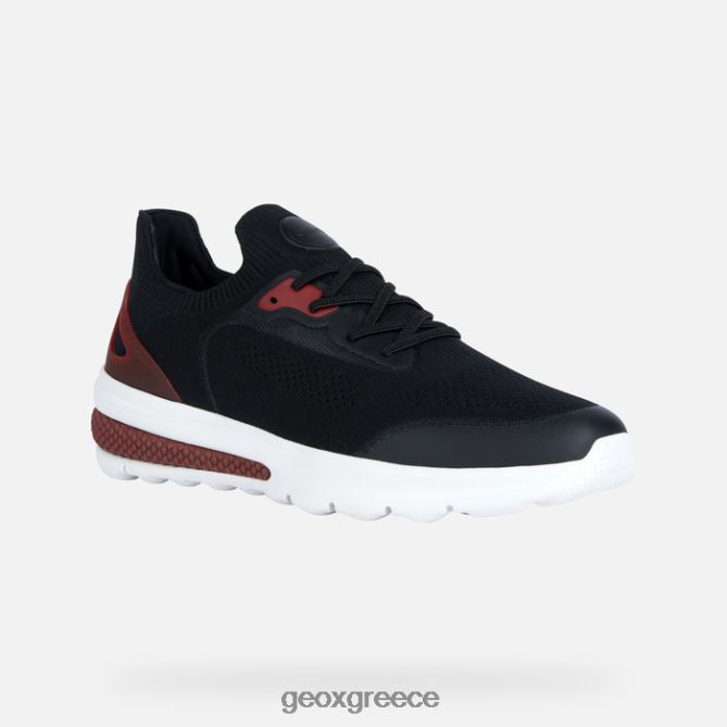 4DBLR01772 μαύρο κόκκινο Geox spherica actif άνθρωπος