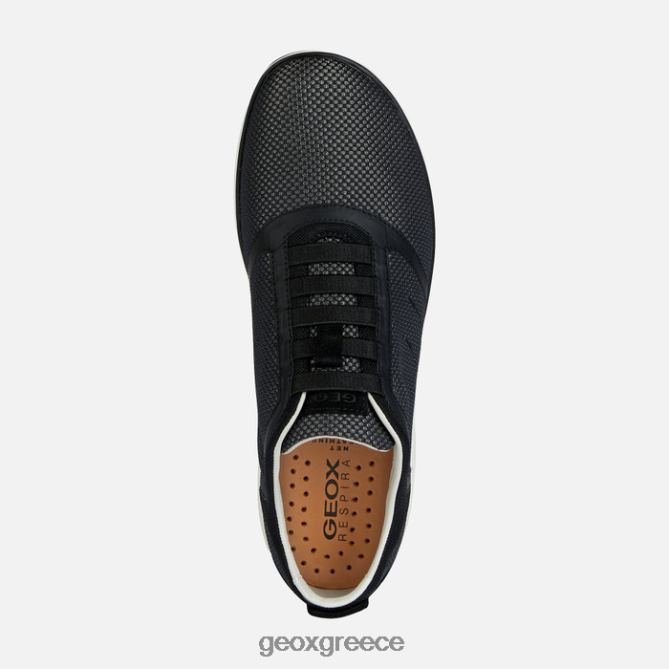 4DBLR01784 μαύρος Geox νεφέλωμα άνθρωπος