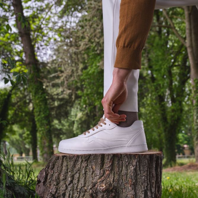 4DBLR01818 άσπρο Geox προειδοποιεί ο άνθρωπος