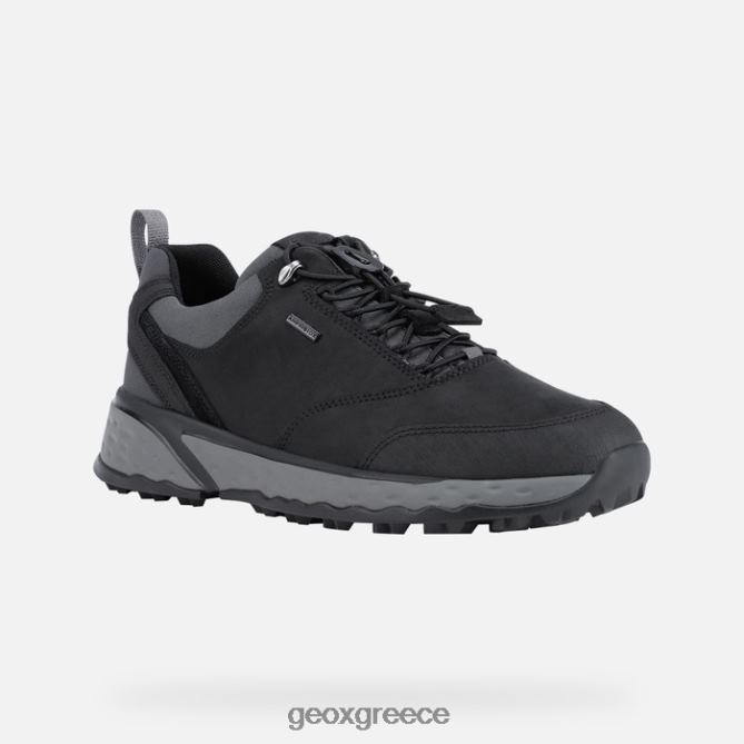 4DBLR01820 μαύρος Geox sterrato abx man
