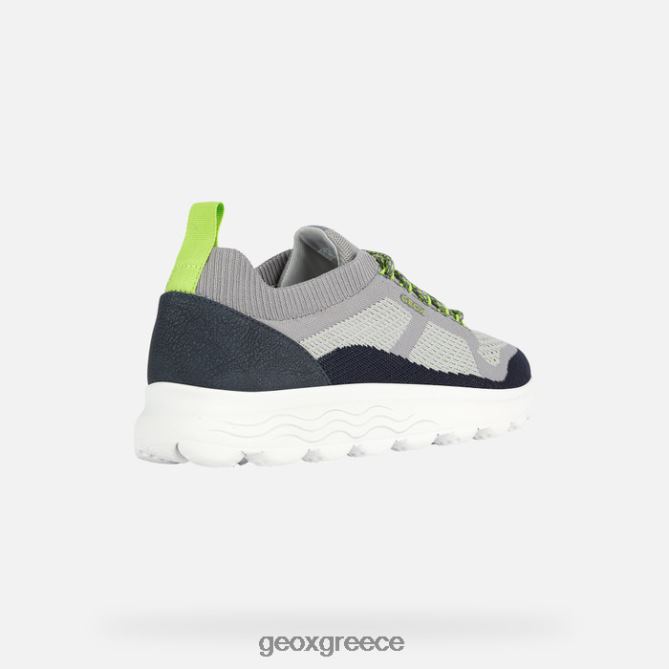 4DBLR01844 ανοιχτό γκρι/ναυτικό Geox σφαιρικός άνθρωπος