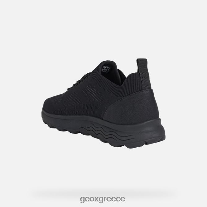4DBLR0624 μαύρος Geox σφαιρικός άνθρωπος