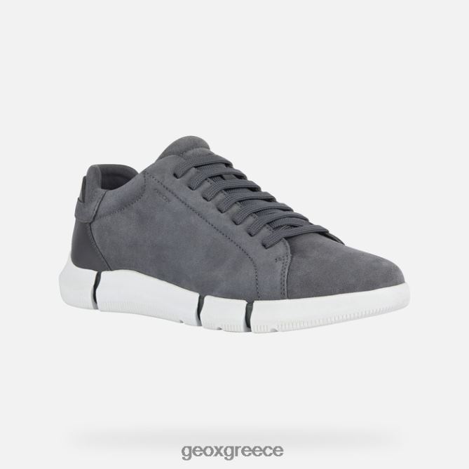 4DBLR0648 σκούρα πέτρα Geox ηθοποιός άνθρωπος