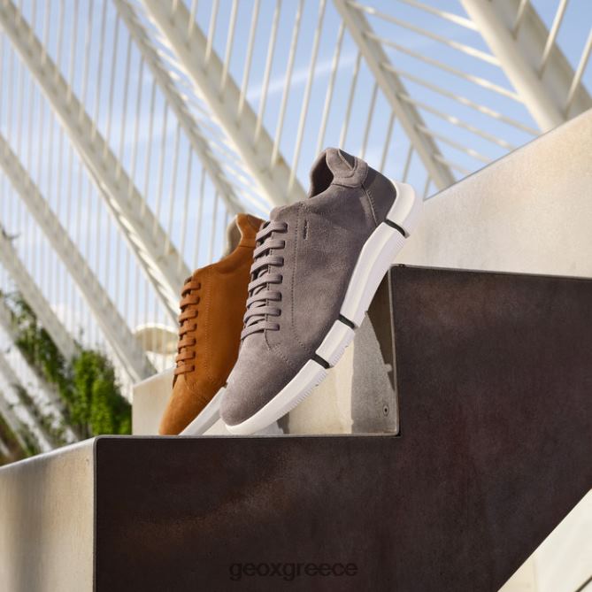 4DBLR0648 σκούρα πέτρα Geox ηθοποιός άνθρωπος