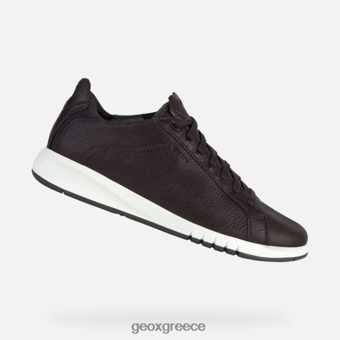 4DBLR0652 σκούρο καφέ Geox aerantis άνθρωπος