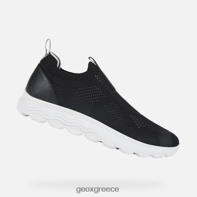 4DBLR0675 μαύρος Geox σφαιρικός άνθρωπος