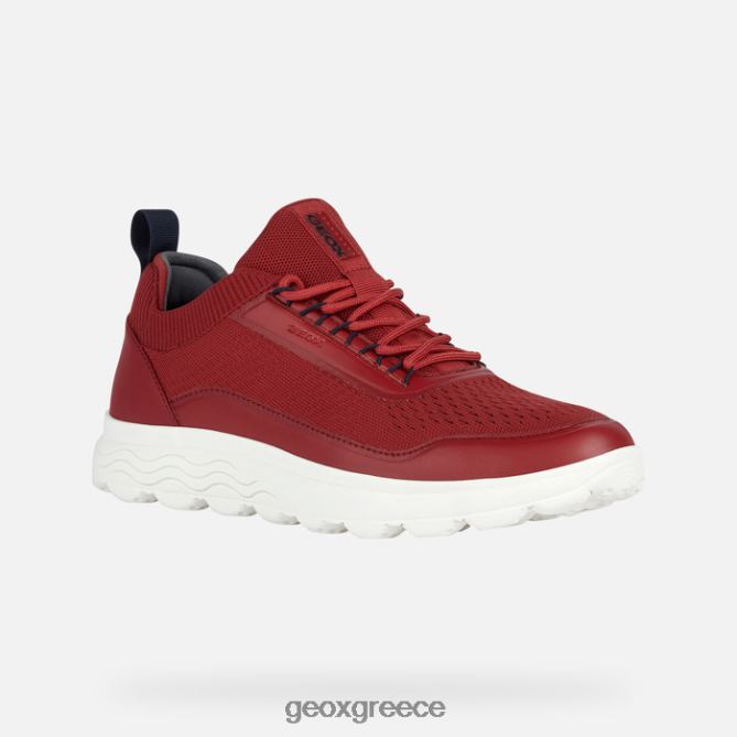 4DBLR0684 σκούρο κόκκινο Geox σφαιρικός άνθρωπος