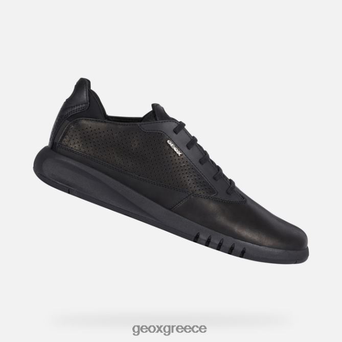 4DBLR0687 μαύρος Geox aerantis άνθρωπος