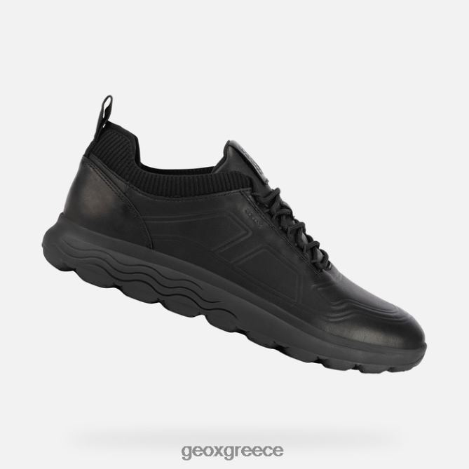 4DBLR0735 μαύρος Geox σφαιρικός άνθρωπος