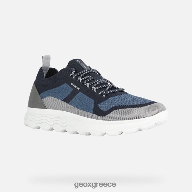 4DBLR0737 ναυτικό/γκρι Geox σφαιρικός άνθρωπος