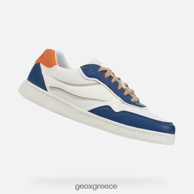 4DBLR0756 τζιν/λευκό Geox προειδοποιεί ο άνθρωπος