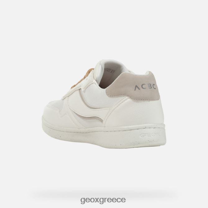 4DBLR0757 άσπρο Geox προειδοποιεί ο άνθρωπος