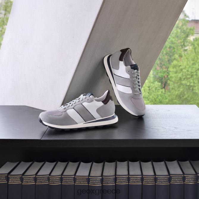 4DBLR0770 ανοιχτό γκρι/λευκό Geox spherica vseries man