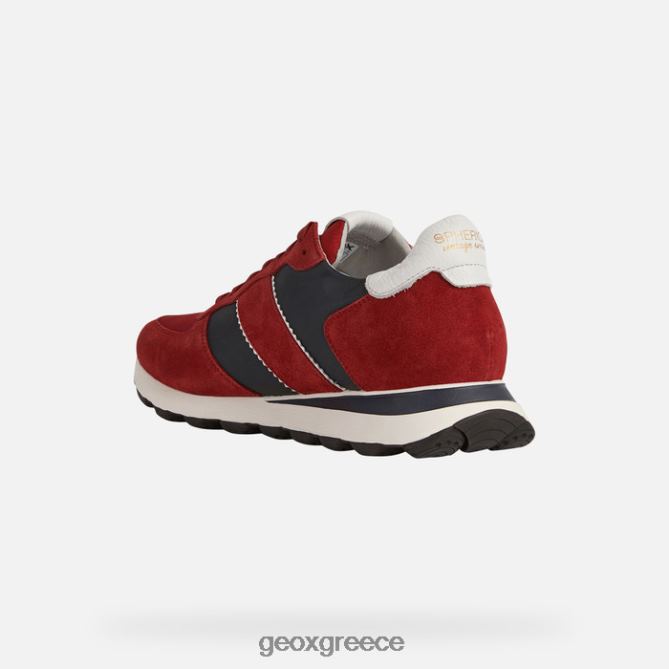 4DBLR0772 σκούρο κόκκινο/ναυτικό Geox spherica vseries man