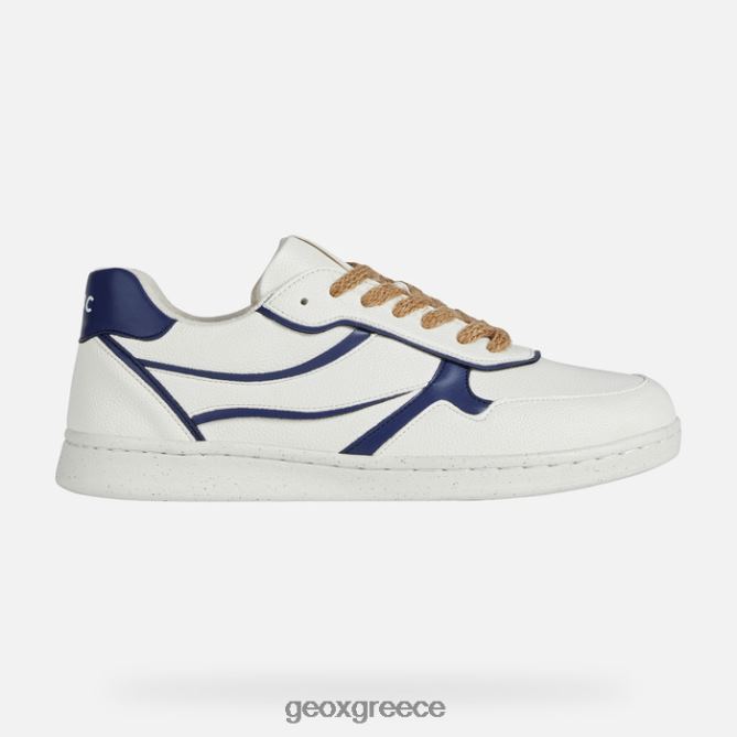 4DBLR0773 λευκό/ναυτικό Geox προειδοποιεί ο άνθρωπος