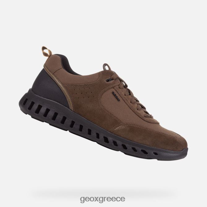 4DBLR0787 μαύρη ελιά Geox άνθρωπος έξω από το ρεύμα