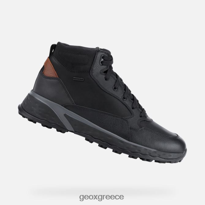 4DBLR0802 μαύρος Geox sterrato abx man