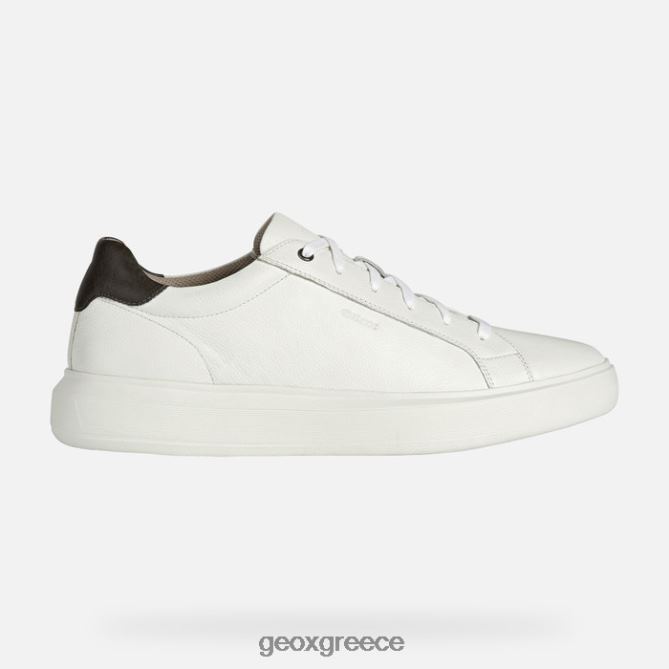 4DBLR0816 λευκό/dk καφέ Geox δόλιος άνθρωπος