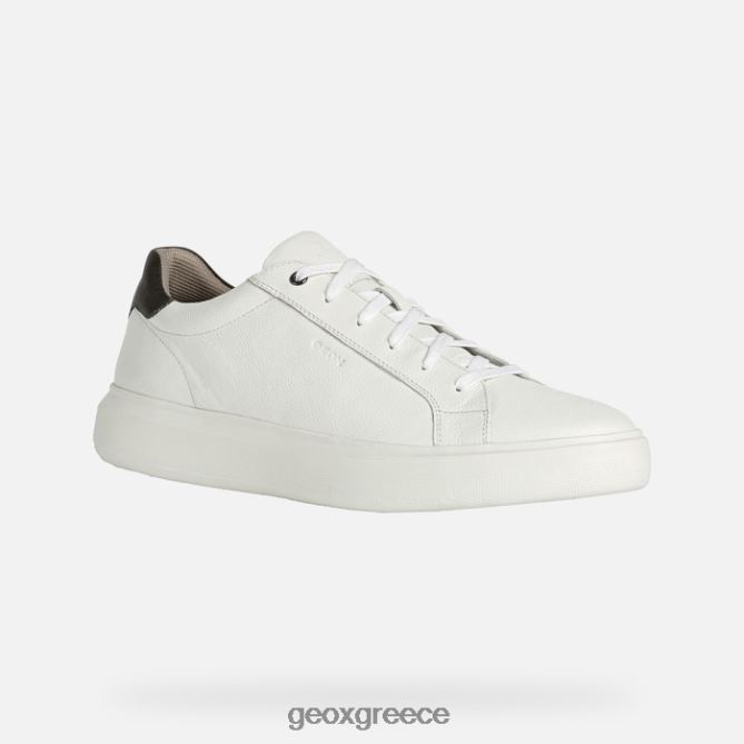 4DBLR0816 λευκό/dk καφέ Geox δόλιος άνθρωπος