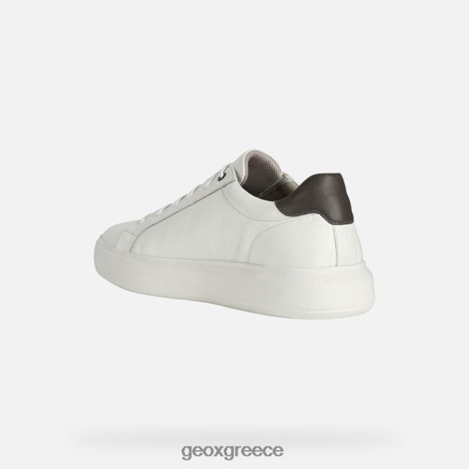 4DBLR0816 λευκό/dk καφέ Geox δόλιος άνθρωπος