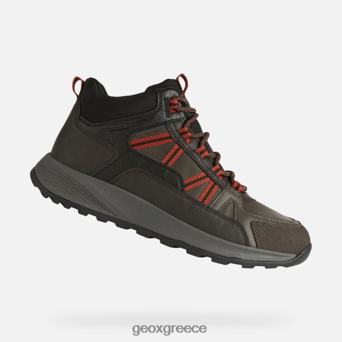 4DBLR0837 σκούρο καφέ Geox terrestre abx άνθρωπος