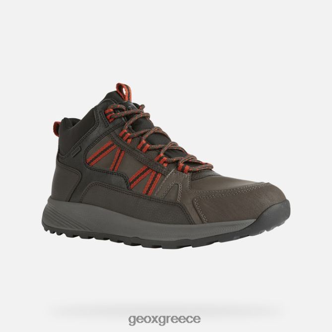 4DBLR0837 σκούρο καφέ Geox terrestre abx άνθρωπος