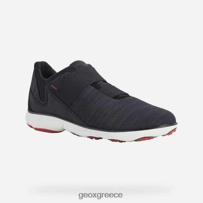 4DBLR0866 μαύρος Geox νεφέλωμα άνθρωπος