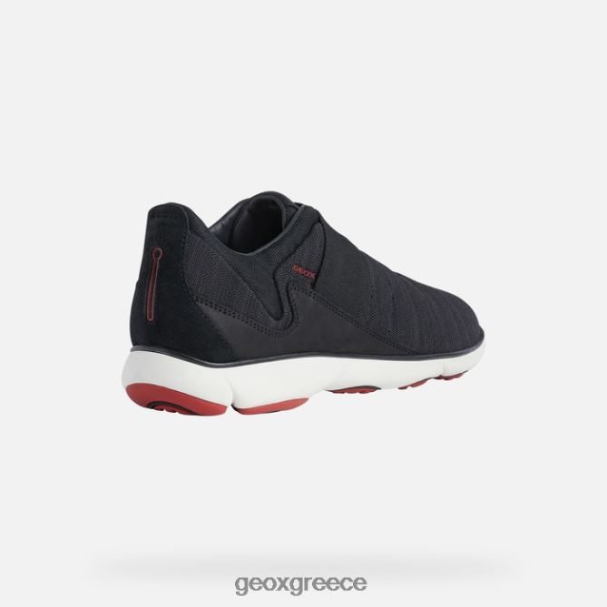 4DBLR0866 μαύρος Geox νεφέλωμα άνθρωπος
